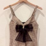 Sandro  Soane Tweed Mini Dress with Bow Size 38 (M) NWT Photo 6