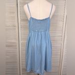 SO  Blue Denim Look Lyocell Sundress with Criss Cross Bust-XL Photo 1