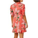 Keepsake The Label Women's This Moment Short Sleeve Ruffle Mini Wrap Dress M NWT Red Size M Photo 1