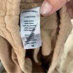 N: Philanthropy Front Zip Joggers Sweatpants in Camel Tan Size M Photo 7