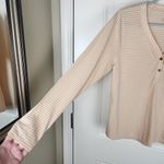 Patagonia Womens Henley Mainstay Shirt Long Sleeve Striped Size L Large Photo 3