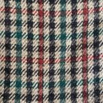 Vintage Wool Houndstooth Plaid Blazer Brown Suede Elbow Patch Oversized Small Tan Photo 9