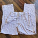 LL Bean Organic Cotton Modal Blend Men’s Style Pajamas Pink Flowers White Size XS Photo 7