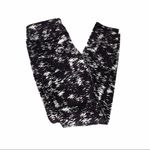 Head Pattern Leggings Size Small Black White Photo 1