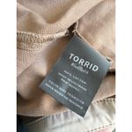 Torrid Denim Jacket Shacket Camel Tan Button Front Pockets 100% Cotton Size 2/2X Photo 7