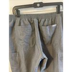 FIGS  Technical collection cargo Scrub Pants Graphite Gray Size Medium teal tie Photo 4