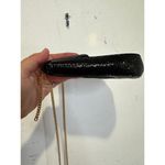 DEMELLIER Women's Black Gold Chain Strap Diamond Details Mini London Bag Purse Photo 7