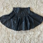 Free People  Faux Leather Skirt Photo 3
