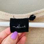 Urban Outfitters  Long Sleeve Button Up Top Cream Sz Small Photo 3