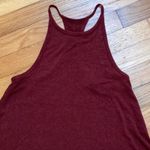 Athleta  Racerback Thin Strap Athletic Burgundy Tunic Tank size xsmall Photo 2