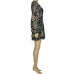 ROCOCO SAND Jane Botta Romper, Black Floral, XS Green Photo 9