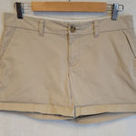 Old Navy Old Navy Chino Shorts Women's Tan Euro Summer Preppy Comfort Vacation Size 4 Photo 0