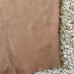 Princess Polly Brown Ribbed Crop Top Size 4 Photo 2