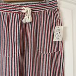Indigo Rein Striped Wide Leg Pants - Red, Blue, White Photo 2