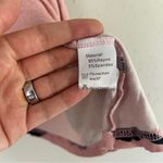 🦋 Pink and Black Striped Women's Top Casual Comfy Stretch Soft XXL Photo 4