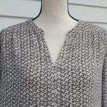  V-Neck Blouse | Pleione 1/4 Button Blouse Photo 1