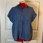 Jane and Delancey Button Up Denim Shirt in Large Photo 0