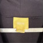 Maeve Anthropology  Dress Womens Sz S Black Long Maxi Open V-Neck Wrapped Flared Photo 6