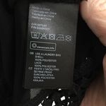 H&M  black sheer lace long sleeve blouse S* Photo 5