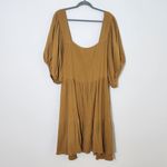 Ashley Stewart  Gold Cotton Gauze Dress NWT Size 26/28 Photo 1