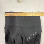 Alo Yoga  Mesh Legging Small Black High Waist Panels Ankle Title Boxing Club Photo 4