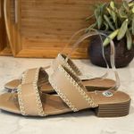 Joie  CHIARA SANDALS SLIP ON nude slight heel bohemian festival neutral size 8 Photo 3