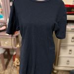 Blue Fitted Crew Neck Short Sleeve Tee Size M Photo 0