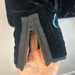 Harvé Benard Harve Benard Black Velvet Embroidered & Sequin Zip Up High Neck Jacket Size 10 Photo 8