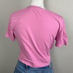 ZARA Pink Knotted Top Photo 3