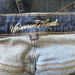 Universal Threads Universal Thread Plus Size 24WR Blue Denim Midrise Bermuda Jean Shorts Modest Photo 3