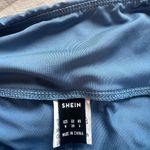 SheIn 2pcs Breathable Colorblock Fitness Yoga Suit Tracksuit Gym Set Mock Neck Jacket Photo 1