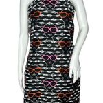 Anthropologie  Hutch Dress Women Small Black White Sunglasses Shift Dress Novelty Photo 0