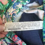 ZARA  Multicolor Floral Pixie Cut Pants with Bold Colors and Elastic Waist Photo 8