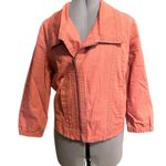 Hurley  Coral Crop Zip Moto Jacket Small Photo 0