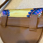 Chula boho mandala belt bag brown faux leather fanny pack waist colorful bag Photo 4