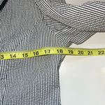 Pendleton  Blazer White Black Striped Button 100% Cotton Petite Photo 6