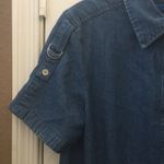 Karen Scott FINAL MARKDOWN Ladies’  Petite Front-buttoned Denim Dress (PL) Photo 3