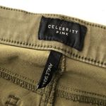 Celebrity Pink Womens Jeans Zip Ankle Skinny Stretch Olive Green 7/28 Photo 2