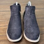 Seven7  Boots Womens 8 Cisco Kid Casual Side Zip Ankle Bootie Black Vegan Suede Photo 1