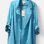 Andrée New Plus Size Coastal Blue Business Casual Woman’s Blazer 3x Photo 1