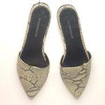 ASOS x Warehouse Leather Snakeskin Slip On Flats Photo 2