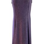 Slinky Dress Purple & Black Verigated No Tags Liquid Silk Beach Resort Boho Chic Size L Photo 0