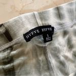 HYFVE Like New Gray Green and White Tie-Dye Flared Pants Sz small Photo 2