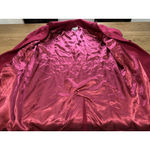 LL Bean Women Size 14 Regular Peacoat Wool Buttons Classic Professional City VTG Red Photo 5