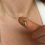 Handmade Gold Mango Charm Necklace 🥭 Photo 4