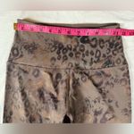 Beyond Yoga High Waisted Midi Leggings in Brown Leopard Power Shine XS Photo 5