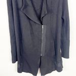 Athleta  Sentinel Extra Fine Merino Wool Blend Black Long Sleeves Knit Jacket XS Photo 6