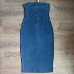 Susana Monaco Strapless Denim Blue Dress Medium Photo 1