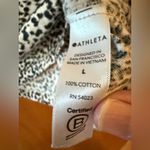 Athleta  Daily Printed Tee T-Shirt Animal Print Sporty Loungewear Size Large Photo 5