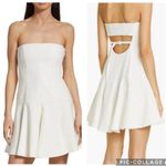 Cinq A Sept Arleen Strapless Mini Dress Ivory 4‎ White Photo 1